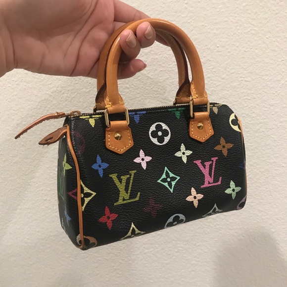 Louis Vuitton Handbags - 🚫SOLD🚫Louis Vuitton Mini Multicolor Speedy Black